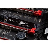 Corsair MP510 M.2 960 GB PCI Express 3.0 3D TLC NAND NVMe, Unidad de estado sólido negro, 960 GB, M.2, 3480 MB/s