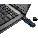 Corsair Padlock 3 unidad flash USB 128 GB USB tipo A 3.2 Gen 1 (3.1 Gen 1) Negro, Azul, Lápiz USB negro/Azul, 128 GB, USB tipo A, 3.2 Gen 1 (3.1 Gen 1), Tapa, Protección mediante contraseña, Negro, Azul