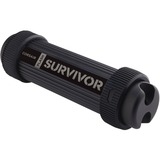 Corsair Survivor unidad flash USB 1000 GB USB tipo A 3.2 Gen 1 (3.1 Gen 1) Negro, Lápiz USB negro, 1000 GB, USB tipo A, 3.2 Gen 1 (3.1 Gen 1), Tapa, Negro