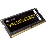 Corsair ValueSelect 16GB DDR4 módulo de memoria 1 x 16 GB 2133 MHz, Memoria RAM 16 GB, 1 x 16 GB, DDR4, 2133 MHz, 260-pin SO-DIMM, Negro