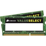 Corsair ValueSelect CMSO16GX3M2C1600C11 módulo de memoria 16 GB 2 x 8 GB DDR3 1600 MHz, Memoria RAM 16 GB, 2 x 8 GB, DDR3, 1600 MHz, 204-pin SO-DIMM