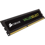 Corsair ValueSelect ValueSelect 16 GB, DDR4, 2666 MHz módulo de memoria 1 x 16 GB, Memoria RAM DDR4, 2666 MHz, 16 GB, 1 x 16 GB, DDR4, 2666 MHz, 288-pin DIMM, Negro