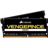 Corsair Vegeance 16GB DDR4-2666 módulo de memoria 2 x 8 GB 2666 MHz, Memoria RAM negro, 16 GB, 2 x 8 GB, DDR4, 2666 MHz, 260-pin SO-DIMM, Negro