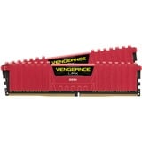 Corsair Vengeance LPX DDR4 3200MHz 16GB módulo de memoria, Memoria RAM rojo, 16 GB, 2 x 8 GB, DDR4, 3200 MHz, 288-pin DIMM, Rojo