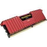 Corsair Vengeance LPX DDR4 3200MHz 16GB módulo de memoria, Memoria RAM rojo, 16 GB, 2 x 8 GB, DDR4, 3200 MHz, 288-pin DIMM, Rojo