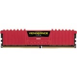 Corsair Vengeance LPX DDR4 3200MHz 16GB módulo de memoria, Memoria RAM rojo, 16 GB, 2 x 8 GB, DDR4, 3200 MHz, 288-pin DIMM, Rojo