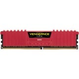 Corsair Vengeance LPX DDR4 3200MHz 16GB módulo de memoria, Memoria RAM rojo, 16 GB, 2 x 8 GB, DDR4, 3200 MHz, 288-pin DIMM, Rojo