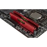 Corsair Vengeance LPX DDR4 3200MHz 16GB módulo de memoria, Memoria RAM rojo, 16 GB, 2 x 8 GB, DDR4, 3200 MHz, 288-pin DIMM, Rojo