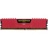 Corsair Vengeance LPX módulo de memoria 64 GB 4 x 16 GB DDR4 2133 MHz, Memoria RAM rojo, 64 GB, 4 x 16 GB, DDR4, 2133 MHz, 288-pin DIMM, Rojo