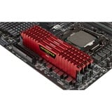 Corsair Vengeance LPX módulo de memoria 64 GB 4 x 16 GB DDR4 2133 MHz, Memoria RAM rojo, 64 GB, 4 x 16 GB, DDR4, 2133 MHz, 288-pin DIMM, Rojo