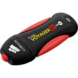 Corsair Voyager GT unidad flash USB 256 GB USB tipo A 3.2 Gen 1 (3.1 Gen 1) Negro, Rojo, Lápiz USB negro/Rojo, 256 GB, USB tipo A, 3.2 Gen 1 (3.1 Gen 1), 390 MB/s, Tapa, Negro, Rojo
