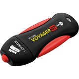 Corsair Voyager GT unidad flash USB 256 GB USB tipo A 3.2 Gen 1 (3.1 Gen 1) Negro, Rojo, Lápiz USB negro/Rojo, 256 GB, USB tipo A, 3.2 Gen 1 (3.1 Gen 1), 390 MB/s, Tapa, Negro, Rojo