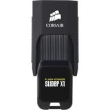 Corsair Voyager Slider X1 128GB unidad flash USB USB tipo A 3.2 Gen 1 (3.1 Gen 1) Negro, Lápiz USB negro, 128 GB, USB tipo A, 3.2 Gen 1 (3.1 Gen 1), 130 MB/s, Deslizar, Negro