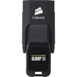 Corsair Voyager Slider X1 256GB unidad flash USB USB tipo A 3.2 Gen 1 (3.1 Gen 1) Negro, Lápiz USB negro, 256 GB, USB tipo A, 3.2 Gen 1 (3.1 Gen 1), 130 MB/s, Deslizar, Negro