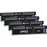 Corsair XMS módulo de memoria 16 GB 4 x 4 GB DDR3 1333 MHz, Memoria RAM 16 GB, 4 x 4 GB, DDR3, 1333 MHz, 240-pin DIMM, Lite Retail