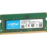 Crucial 8GB DDR4 2400 MT/S 1.2V módulo de memoria 1 x 8 GB 2400 MHz, Memoria RAM 8 GB, 1 x 8 GB, DDR4, 2400 MHz, 260-pin SO-DIMM