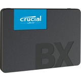 Crucial BX500 2.5" 2000 GB Serial ATA III 3D NAND, Unidad de estado sólido negro, 2000 GB, 2.5", 540 MB/s, 6 Gbit/s