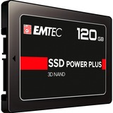 Emtec X150 Power Plus 2.5" 120 GB Serial ATA III, Unidad de estado sólido negro, 120 GB, 2.5", 520 MB/s, 6 Gbit/s