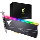 GIGABYTE AORUS RGB AIC Full-Height/Half-Length (FH/HL) 512 GB PCI Express 3.0 3D TLC NVMe, Unidad de estado sólido 512 GB, Full-Height/Half-Length (FH/HL), 3480 MB/s