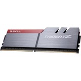 G.Skill 16GB DDR4 módulo de memoria 2 x 8 GB 3200 MHz, Memoria RAM gris/Rojo, 16 GB, 2 x 8 GB, DDR4, 3200 MHz, Gris, Negro, Rojo