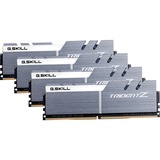 G.Skill 32GB DDR4-4133 módulo de memoria 4 x 8 GB 4133 MHz, Memoria RAM plateado/blanco, 32 GB, 4 x 8 GB, DDR4, 4133 MHz, 288-pin DIMM, Plata