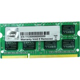 G.Skill 8GB DDR3-1600 módulo de memoria 1 x 8 GB 1600 MHz, Memoria RAM 8 GB, 1 x 8 GB, DDR3, 1600 MHz, 204-pin SO-DIMM, Lite Retail