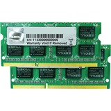 G.Skill 8GB DDR3-1600 módulo de memoria 2 x 4 GB 1600 MHz, Memoria RAM 8 GB, 2 x 4 GB, DDR3, 1600 MHz, 204-pin SO-DIMM