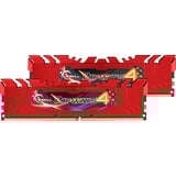 G.Skill 8GB DDR4-2133 módulo de memoria 16 GB 2133 MHz, Memoria RAM 16 GB, DDR4, 2133 MHz, Rojo
