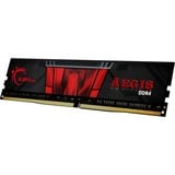 G.Skill Aegis DDR4 módulo de memoria 16 GB 1 x 16 GB 3000 MHz, Memoria RAM negro, 16 GB, 1 x 16 GB, DDR4, 3000 MHz, 288-pin DIMM