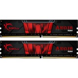 G.Skill Aegis DDR4 módulo de memoria 16 GB 2 x 8 GB 2666 MHz, Memoria RAM negro, 16 GB, 2 x 8 GB, DDR4, 2666 MHz, 288-pin DIMM