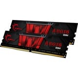 G.Skill Aegis DDR4 módulo de memoria 16 GB 2 x 8 GB 2666 MHz, Memoria RAM negro, 16 GB, 2 x 8 GB, DDR4, 2666 MHz, 288-pin DIMM