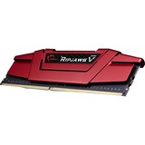 G.Skill Ripjaws V 32GB DDR4-2666Mhz módulo de memoria 2 x 16 GB, Memoria RAM rojo, 32 GB, 2 x 16 GB, DDR4, 2666 MHz, 288-pin DIMM, Rojo
