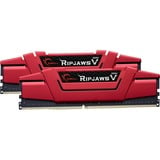 G.Skill Ripjaws V F4-3000C16D-16GVRB módulo de memoria 16 GB 2 x 8 GB DDR4 3000 MHz, Memoria RAM rojo, 16 GB, 2 x 8 GB, DDR4, 3000 MHz, 288-pin DIMM