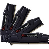 G.Skill Ripjaws V F4-3600C18Q-64GVK módulo de memoria 64 GB 4 x 16 GB DDR4 3600 MHz, Memoria RAM negro, 64 GB, 4 x 16 GB, DDR4, 3600 MHz, 288-pin DIMM