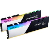 G.Skill Trident Z F4-3600C16D-16GTZNC módulo de memoria 16 GB 2 x 8 GB DDR4 3600 MHz, Memoria RAM negro/Plateado, 16 GB, 2 x 8 GB, DDR4, 3600 MHz