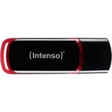 Intenso 16GB USB2.0 unidad flash USB USB tipo A 2.0 Negro, Rojo, Lápiz USB negro/Rojo, 16 GB, USB tipo A, 2.0, 28 MB/s, Tapa, Negro, Rojo