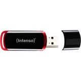 Intenso 16GB USB2.0 unidad flash USB USB tipo A 2.0 Negro, Rojo, Lápiz USB negro/Rojo, 16 GB, USB tipo A, 2.0, 28 MB/s, Tapa, Negro, Rojo