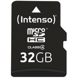 Intenso 3403480 memoria flash 32 GB MicroSDHC Clase 4, Tarjeta de memoria 32 GB, MicroSDHC, Clase 4, 20 MB/s, 5 MB/s, Resistente a golpes, Resistente a la temperatura, A prueba de rayos X