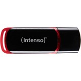 Intenso 64GB USB2.0 unidad flash USB USB tipo A 2.0 Negro, Rojo, Lápiz USB negro/Rojo, 64 GB, USB tipo A, 2.0, 28 MB/s, Tapa, Negro, Rojo