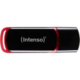 Intenso 8GB USB2.0 unidad flash USB USB tipo A 2.0 Negro, Rojo, Lápiz USB negro/Rojo, 8 GB, USB tipo A, 2.0, 28 MB/s, Tapa, Negro, Rojo