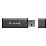 Intenso Alu Line unidad flash USB 16 GB USB tipo A 2.0 Antracita, Lápiz USB negro, 16 GB, USB tipo A, 2.0, 28 MB/s, Tapa, Antracita