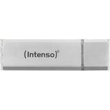 Intenso Alu Line unidad flash USB 16 GB USB tipo A 2.0 Plata, Lápiz USB plateado, 16 GB, USB tipo A, 2.0, 28 MB/s, Tapa, Plata