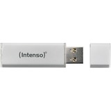 Intenso Alu Line unidad flash USB 16 GB USB tipo A 2.0 Plata, Lápiz USB plateado, 16 GB, USB tipo A, 2.0, 28 MB/s, Tapa, Plata