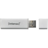 Intenso Alu Line unidad flash USB 32 GB USB tipo A 2.0 Plata, Lápiz USB plateado, 32 GB, USB tipo A, 2.0, 28 MB/s, Tapa, Plata