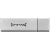 Intenso Alu Line unidad flash USB 8 GB USB tipo A 2.0 Plata, Lápiz USB plateado, 8 GB, USB tipo A, 2.0, 28 MB/s, Tapa, Plata
