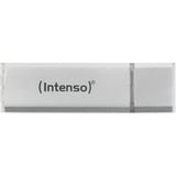 Intenso Alu Line unidad flash USB 8 GB USB tipo A 2.0 Plata, Lápiz USB plateado, 8 GB, USB tipo A, 2.0, 28 MB/s, Tapa, Plata