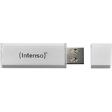 Intenso Alu Line unidad flash USB 8 GB USB tipo A 2.0 Plata, Lápiz USB plateado, 8 GB, USB tipo A, 2.0, 28 MB/s, Tapa, Plata