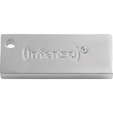 Intenso Premium Line unidad flash USB 128 GB USB tipo A 3.2 Gen 1 (3.1 Gen 1) Acero inoxidable, Lápiz USB plateado, 128 GB, USB tipo A, 3.2 Gen 1 (3.1 Gen 1), 100 MB/s, Sin tapa, Acero inoxidable