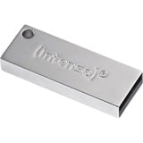 Intenso Premium Line unidad flash USB 128 GB USB tipo A 3.2 Gen 1 (3.1 Gen 1) Acero inoxidable, Lápiz USB plateado, 128 GB, USB tipo A, 3.2 Gen 1 (3.1 Gen 1), 100 MB/s, Sin tapa, Acero inoxidable