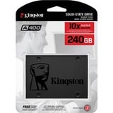 Kingston A400 240 GB 2.5" Serial ATA III TLC, Unidad de estado sólido 240 GB, 2.5", 500 MB/s, 6 Gbit/s